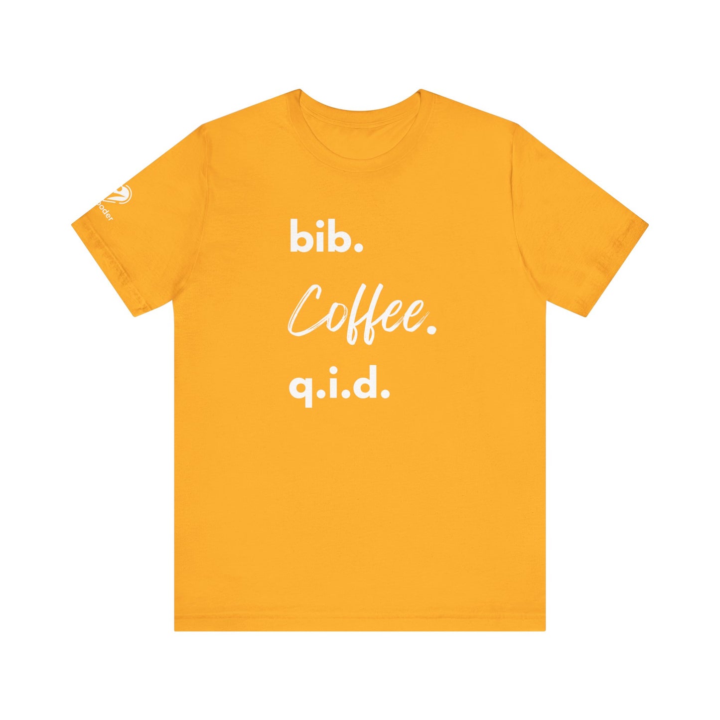 Coffee Script bib-qid Extra Soft Unisex Jersey Short Sleeve Tee