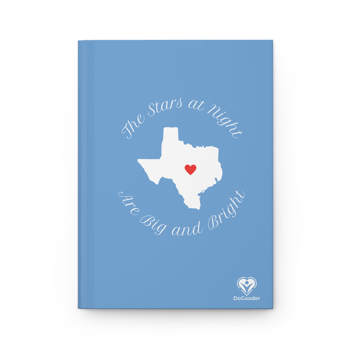 Heart of Texas Hardcover Journal Matte - Sky Blue