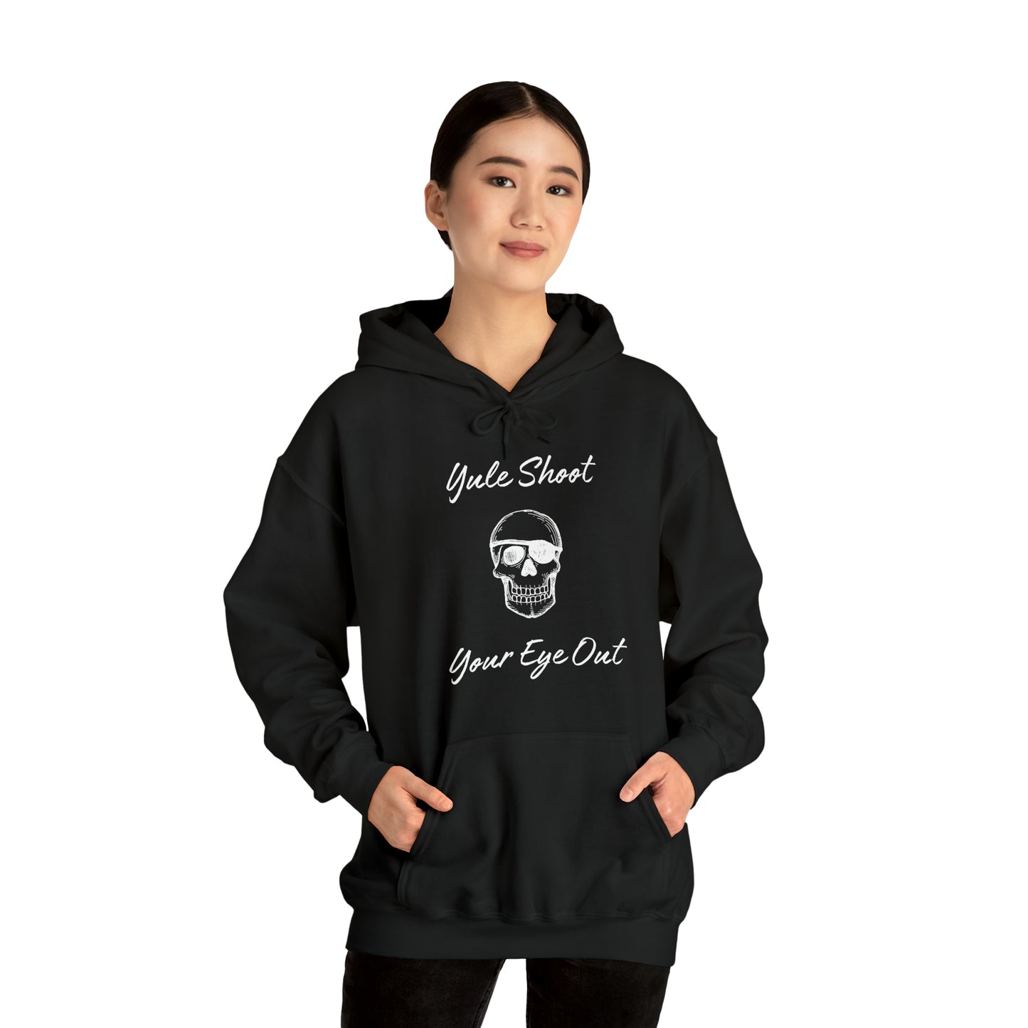 Yule Shoot Your Eye Out Unisex Heavy Blend™ Hooded Sweatshirt