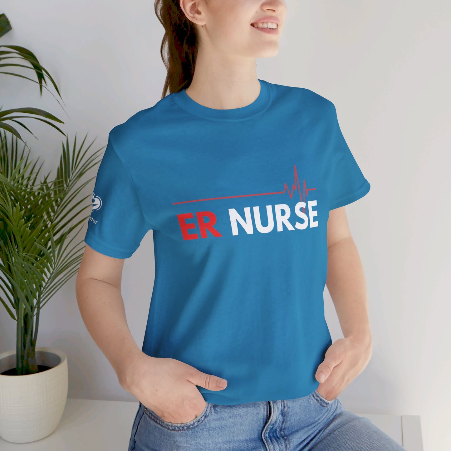 ER Nurse EKG Extra Soft Unisex Jersey Short Sleeve Tee