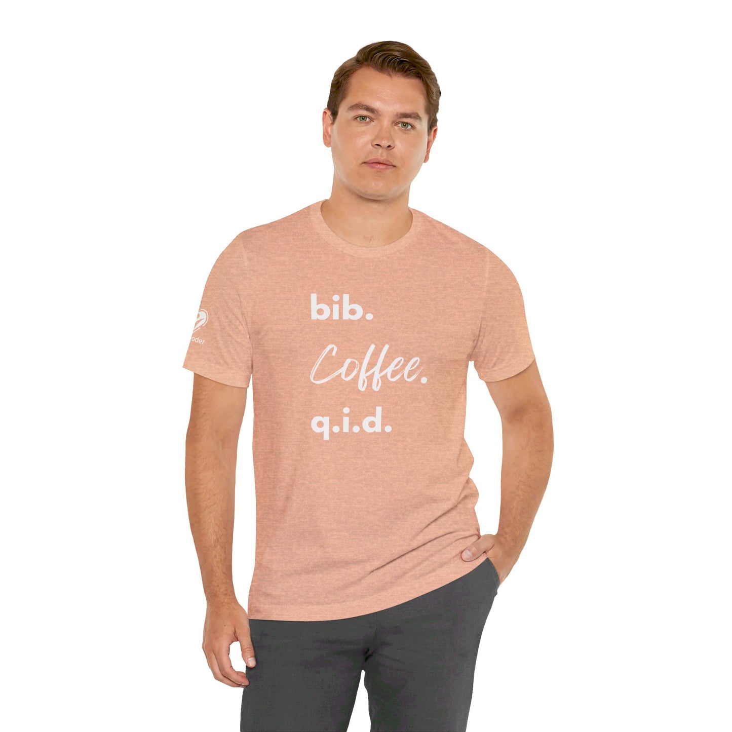 Coffee Script bib-qid Extra Soft Unisex Jersey Short Sleeve Tee