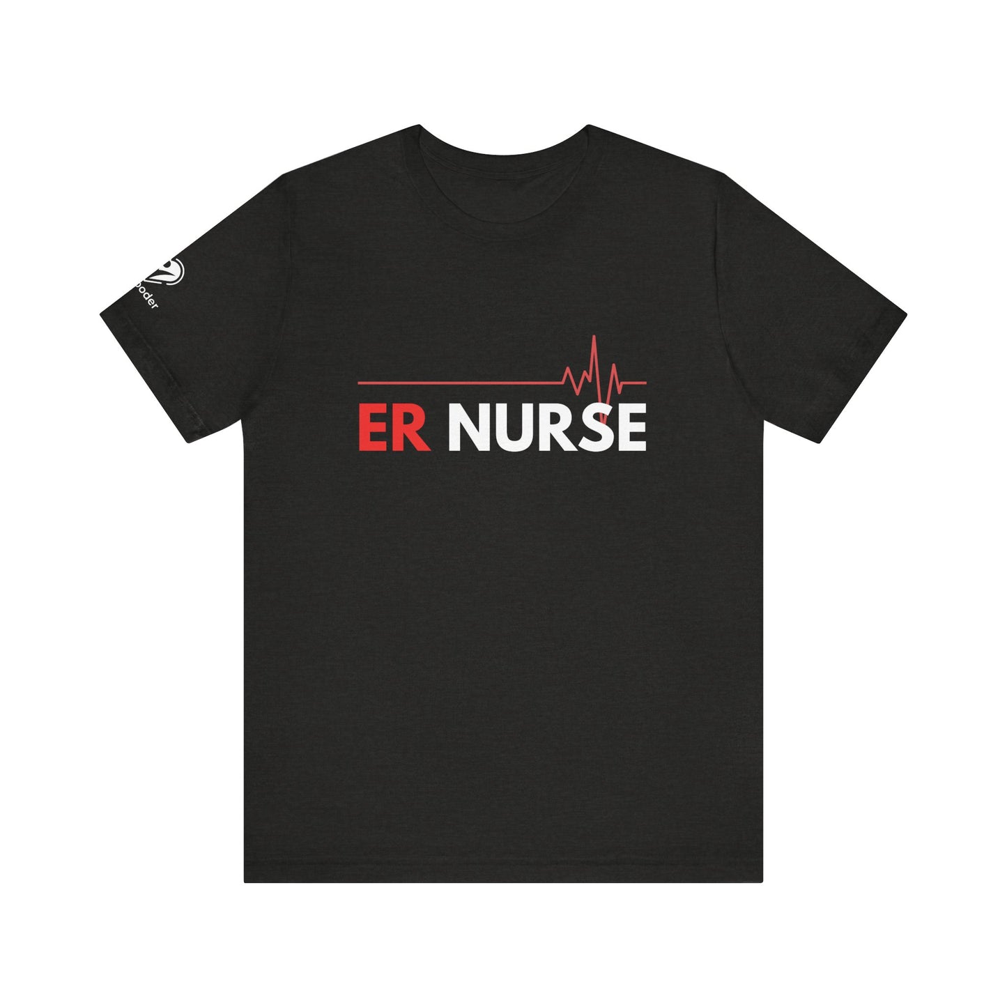 ER Nurse EKG Extra Soft Unisex Jersey Short Sleeve Tee