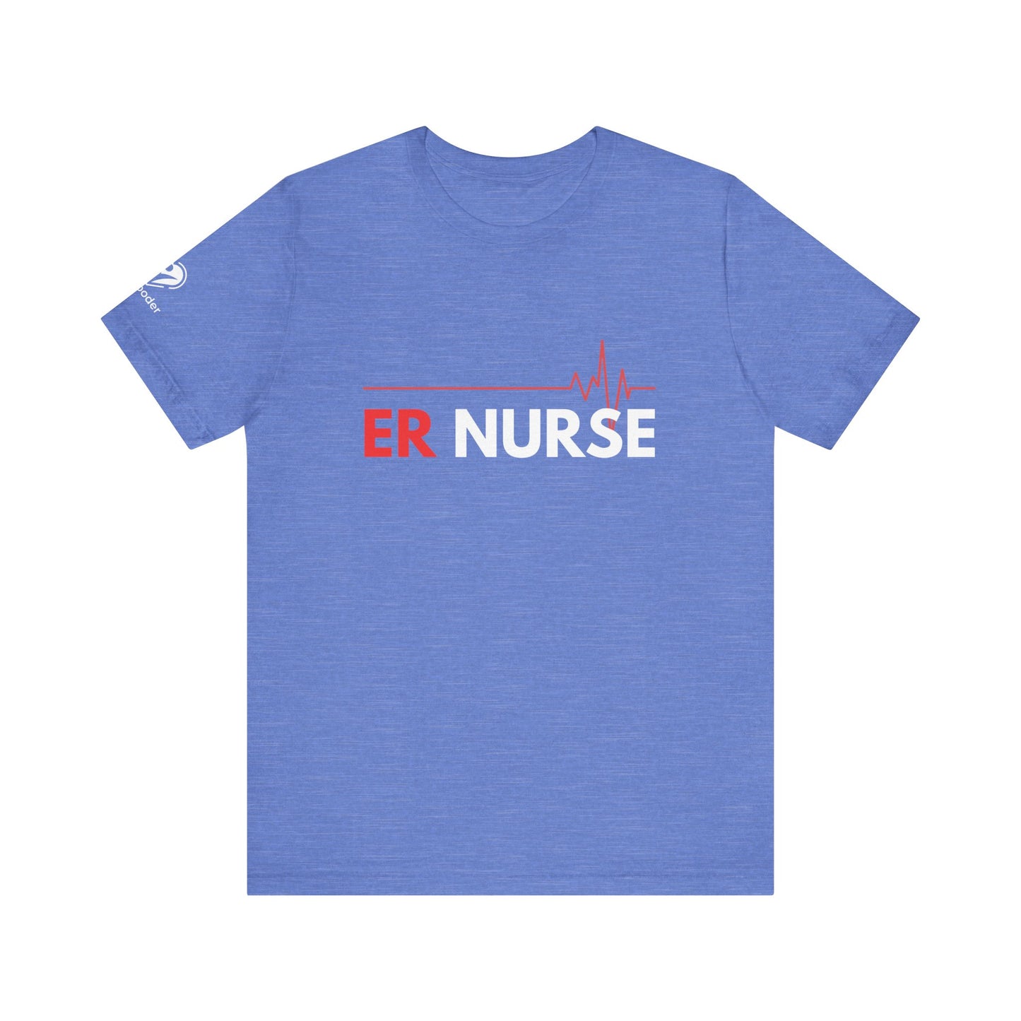 ER Nurse EKG Extra Soft Unisex Jersey Short Sleeve Tee