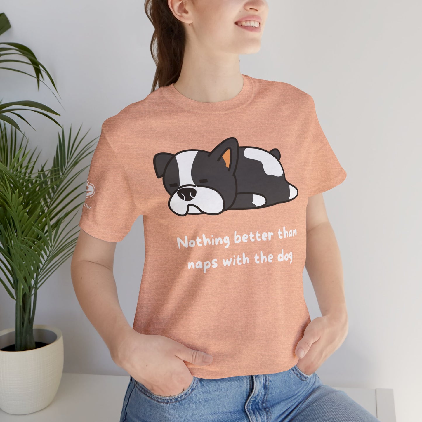 Naps With The Dog Extra Soft Unisex Jersey Short Sleeve Tee