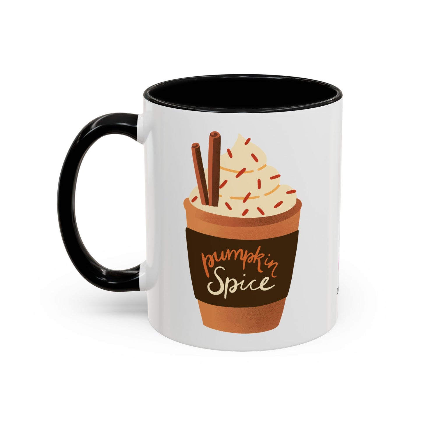 Pumpkin Spice Latte Image Accent Coffee Mug, 11oz