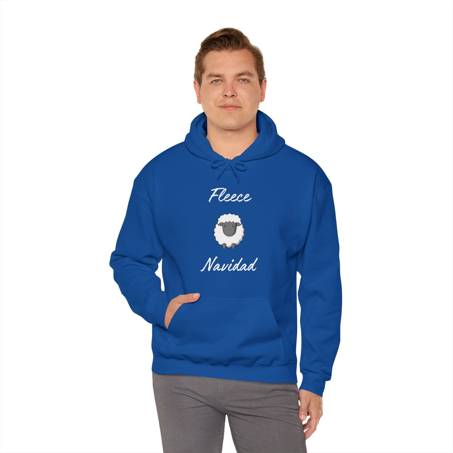 Fleece Navidad Unisex Heavy Blend™ Hooded Sweatshirt