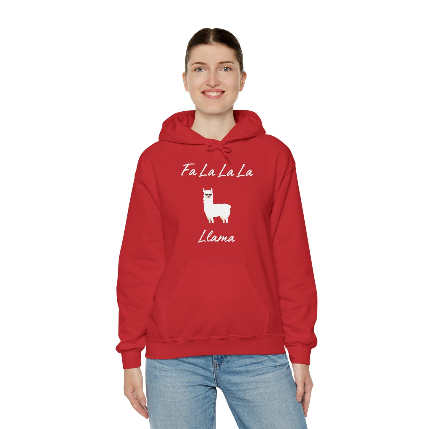 Fa La La La Llama Unisex Heavy Blend™ Hooded Sweatshirt