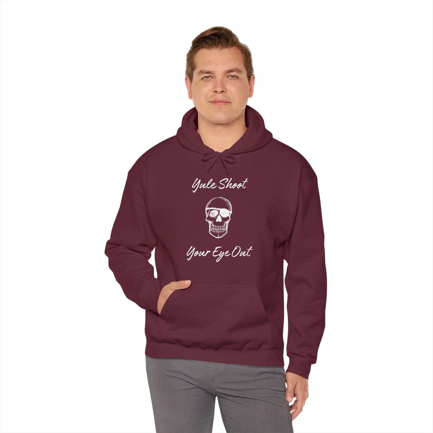 Yule Shoot Your Eye Out Unisex Heavy Blend™ Hooded Sweatshirt