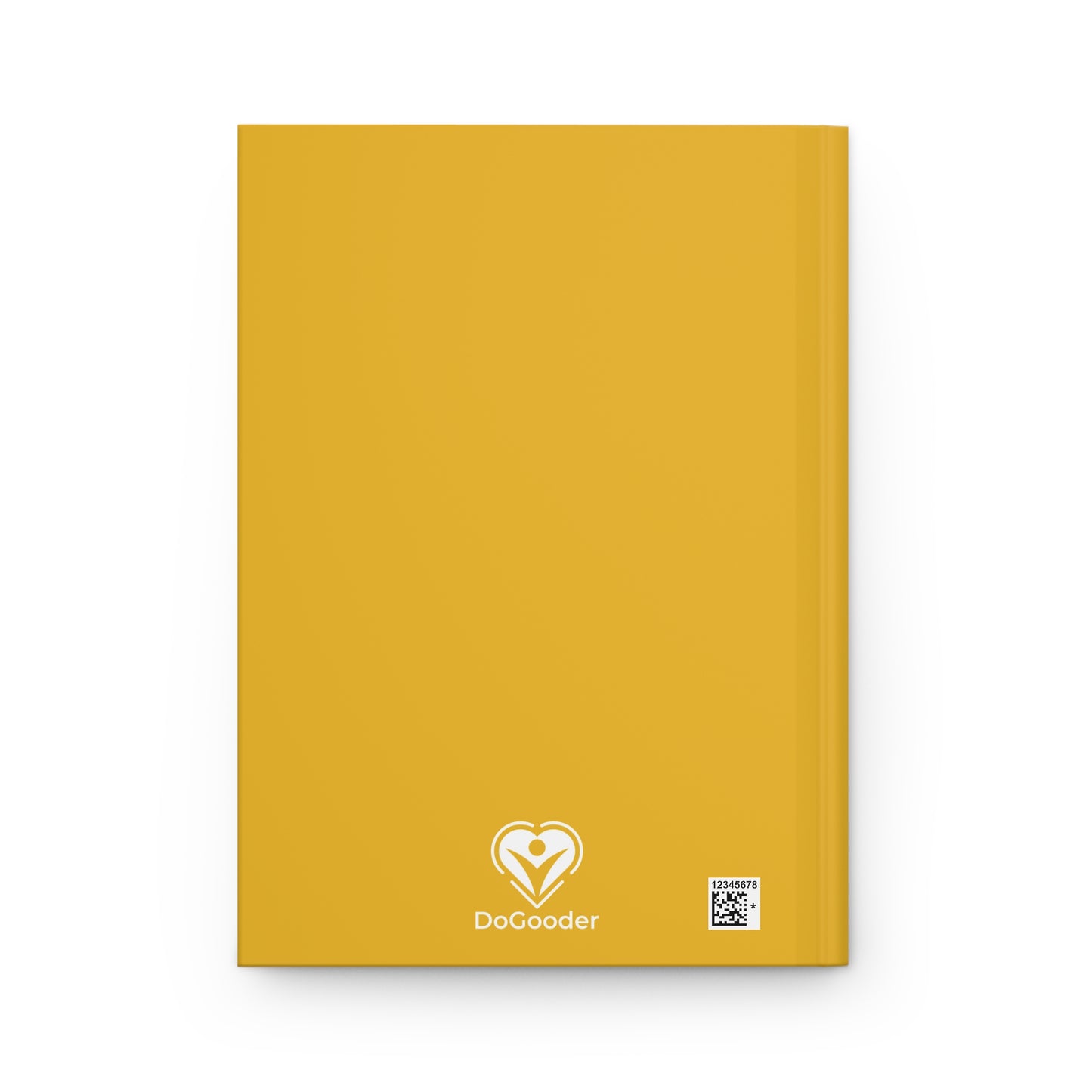 Feeling Nice With Pumpkin Spice Hardcover Journal Matte - Yellow