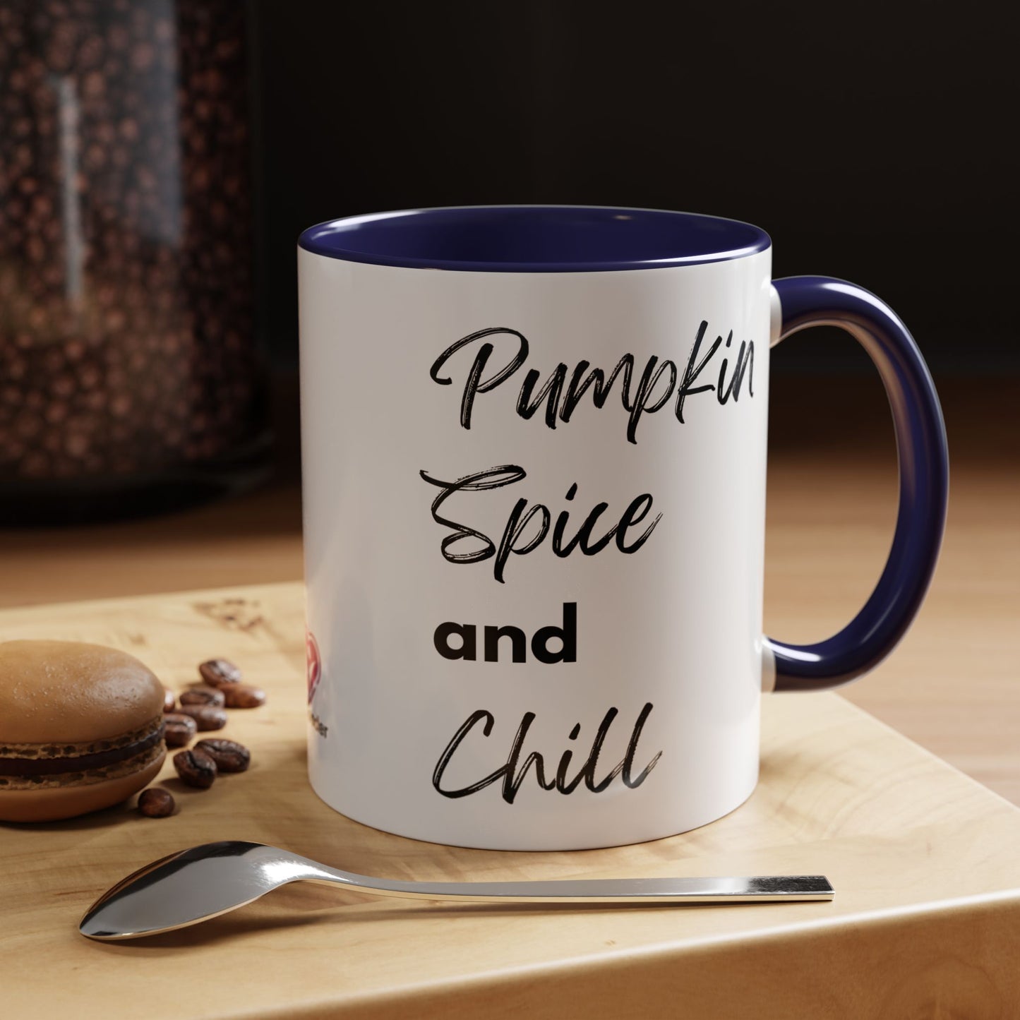 Pumpkin Spice And Chill Accent Coffee Mug, 11oz