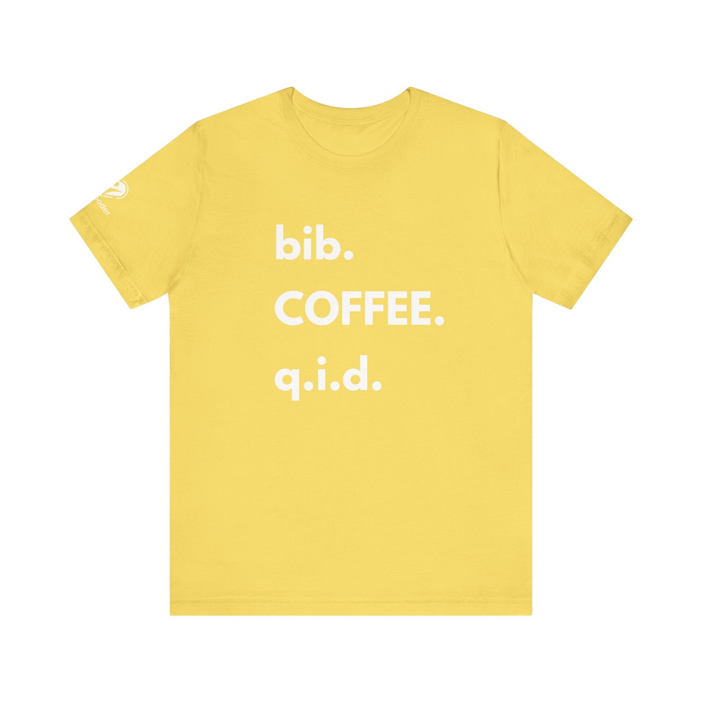 Coffee bib-qid Extra Soft Unisex Jersey Short Sleeve Tee