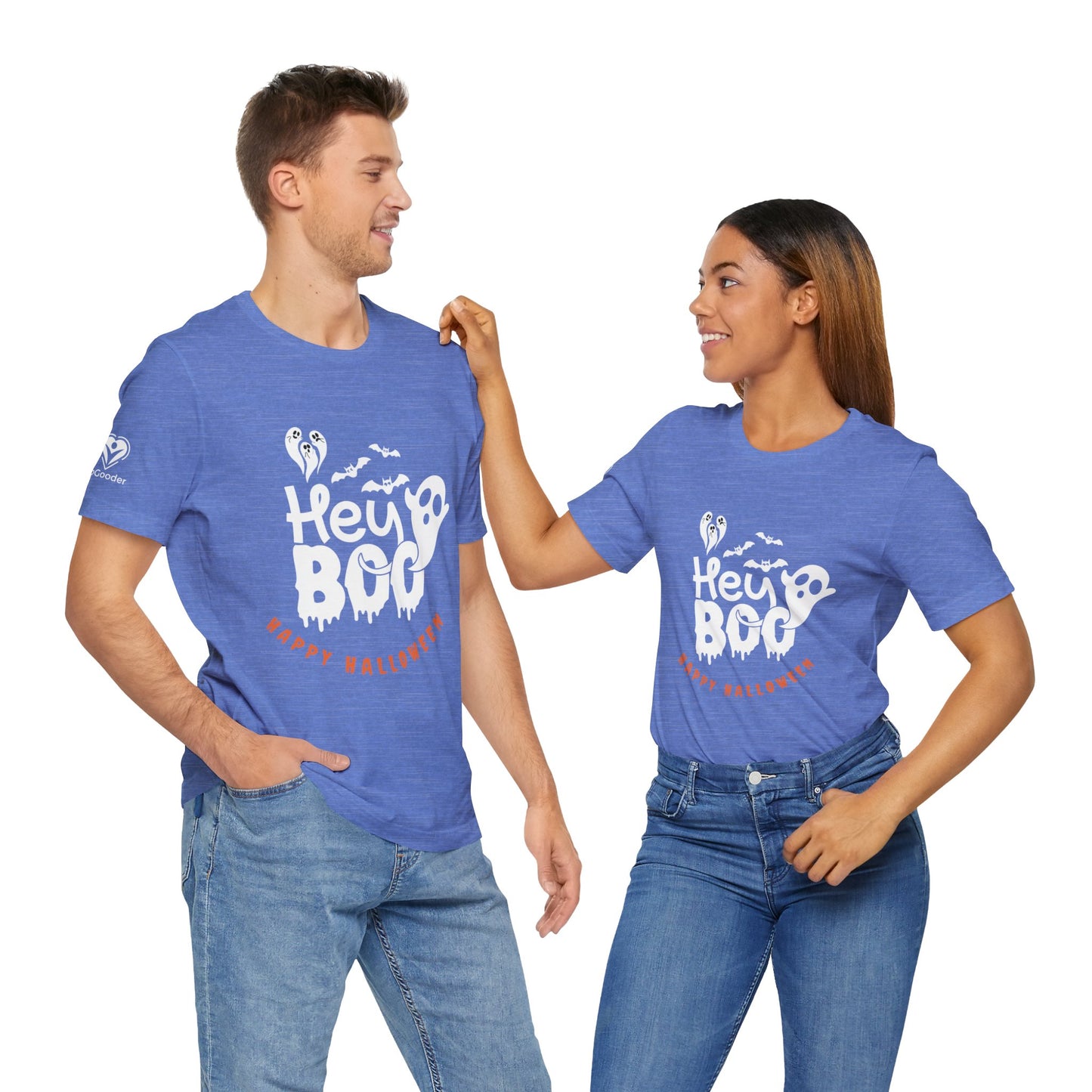 Hey Boo Extra Soft Unisex Jersey Short Sleeve Tee