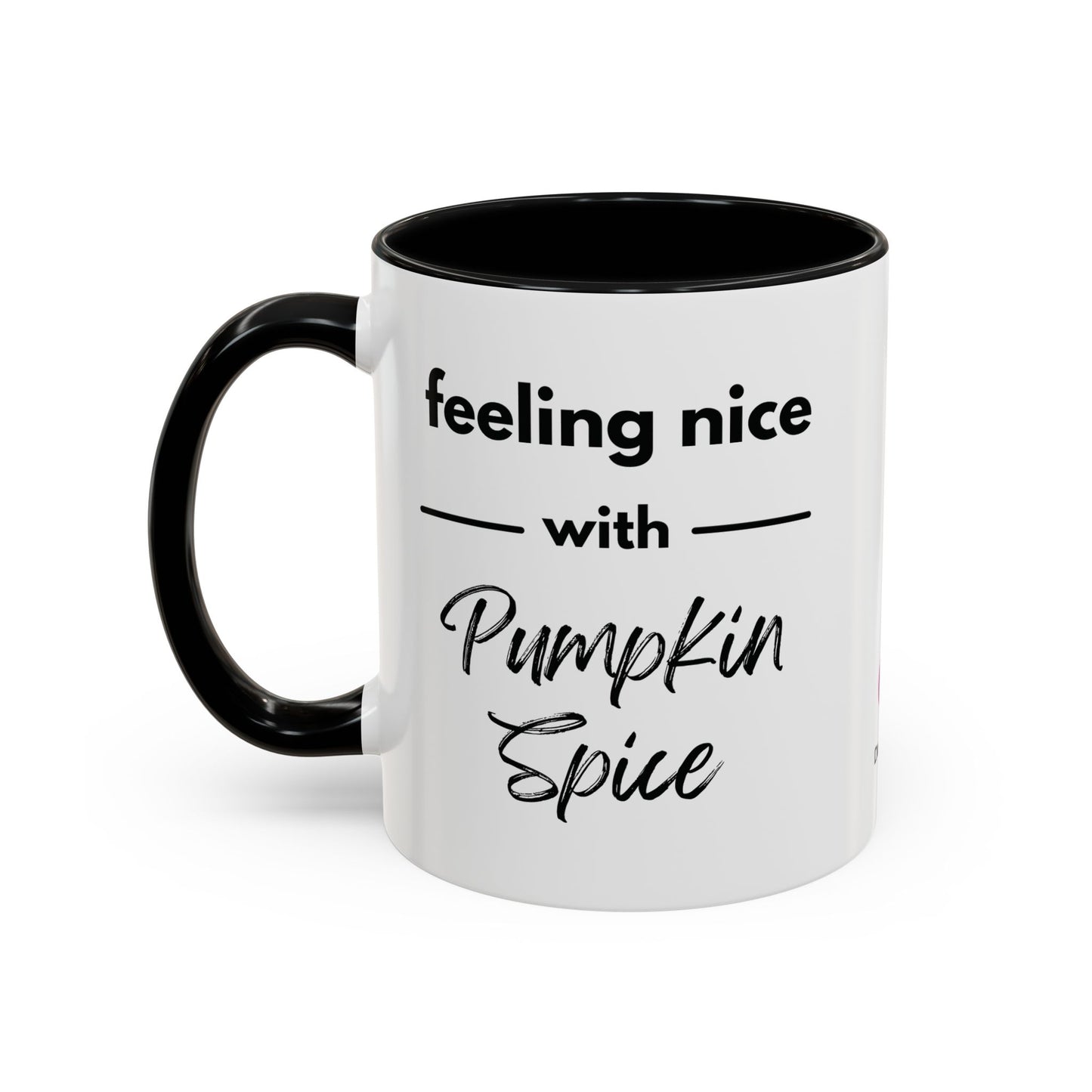 Feeling Nice With Pumpkin Spice Accent Coffee Mug, 11oz