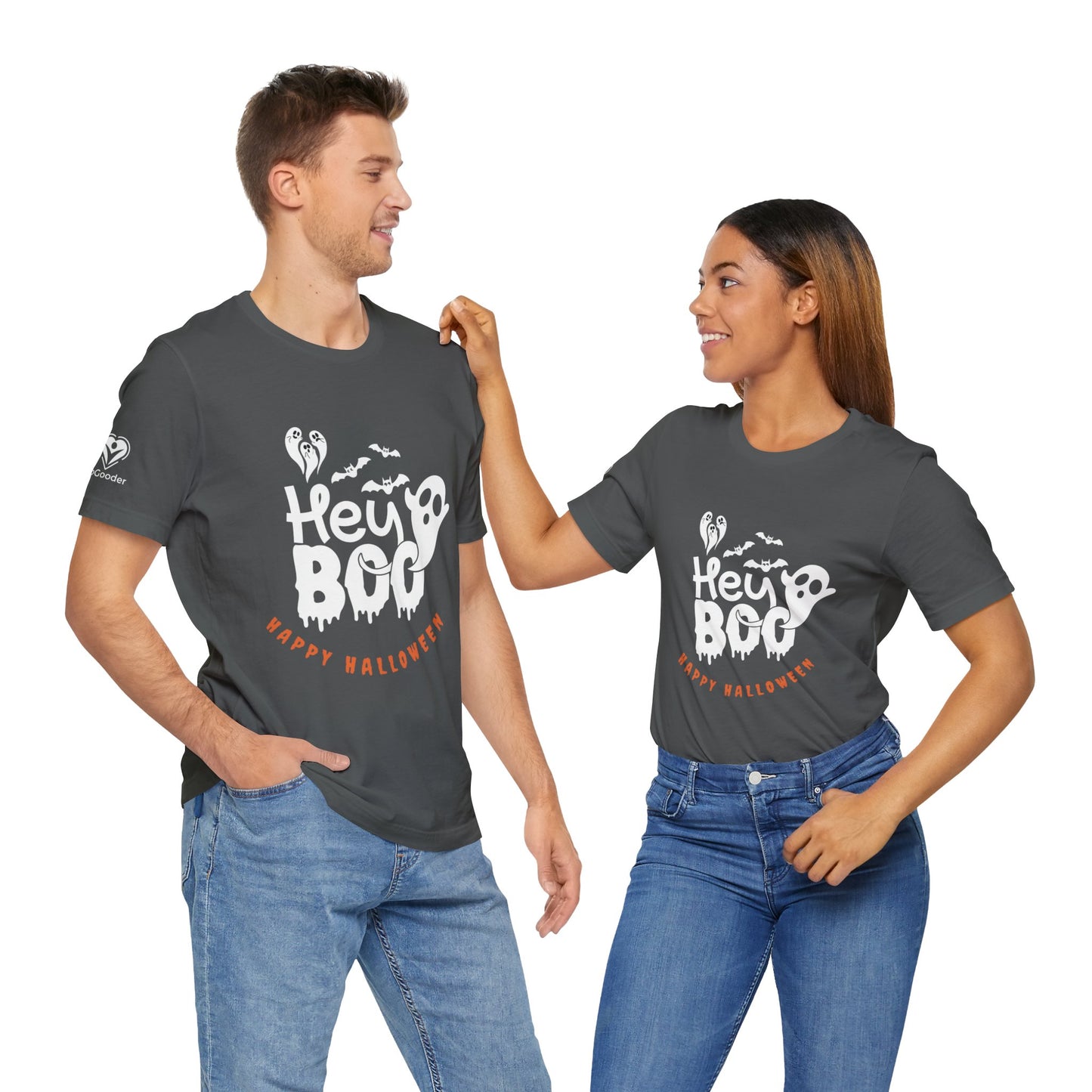 Hey Boo Extra Soft Unisex Jersey Short Sleeve Tee