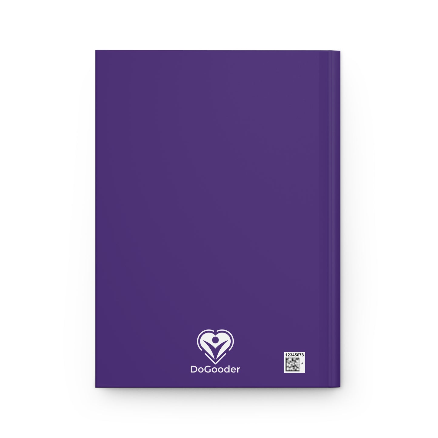 Pumpkin Spice Everything Nice Hardcover Journal Matte - Dark Purple