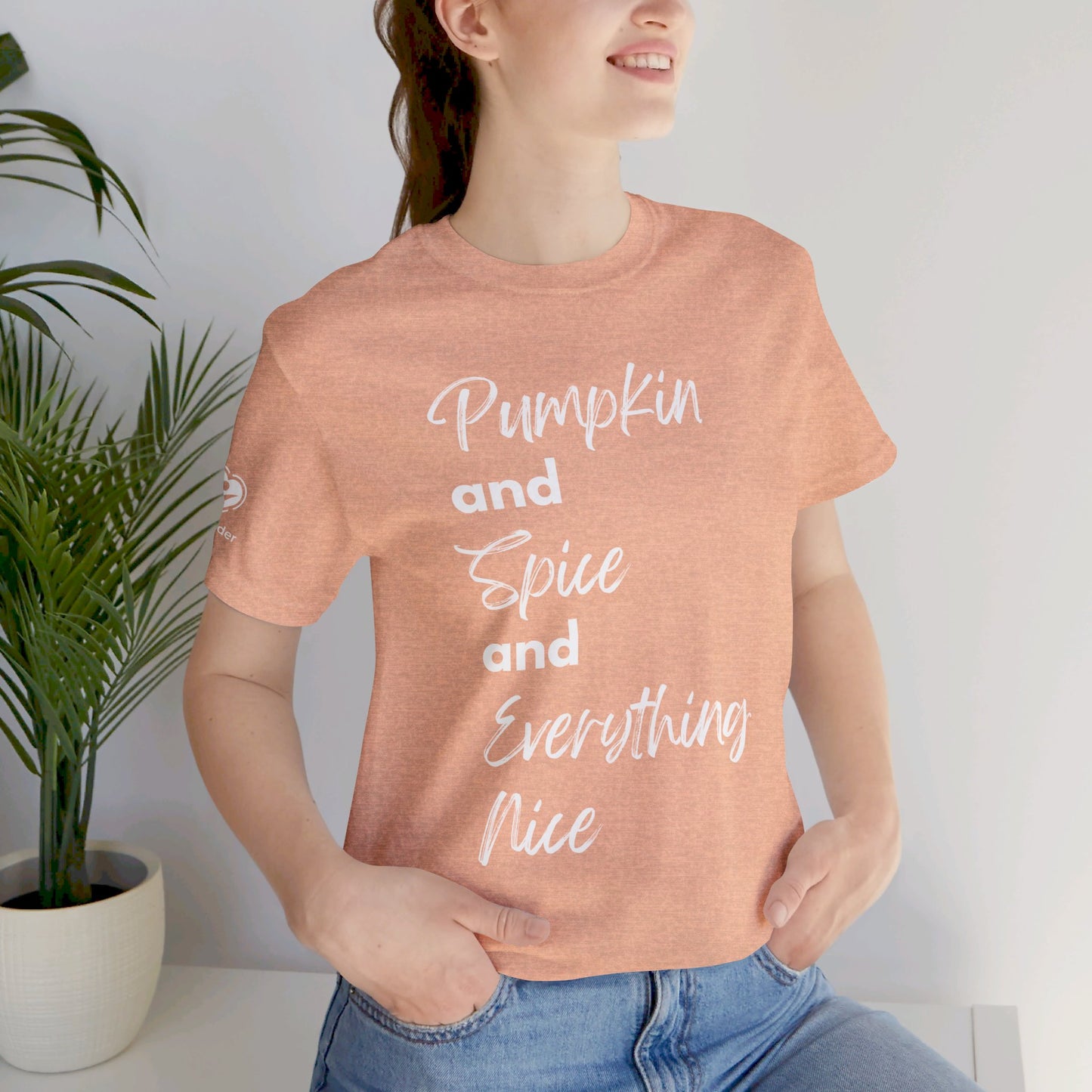 Pumpkin Spice and Everything Nice Extra Soft Unisex Jersey Short Sleeve Tee