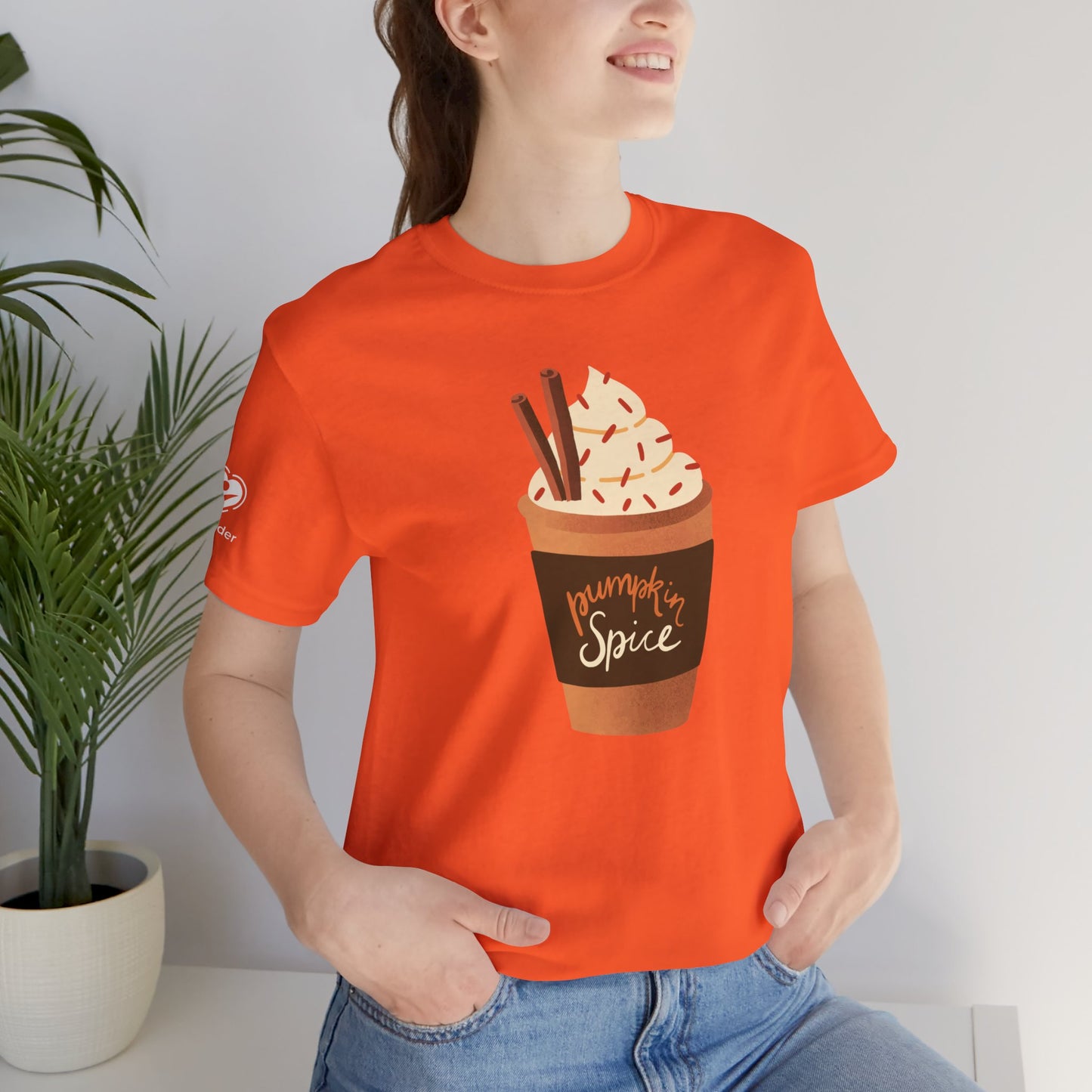 Pumpkin Spice Latte Image Extra Soft Unisex Jersey Short Sleeve Tee